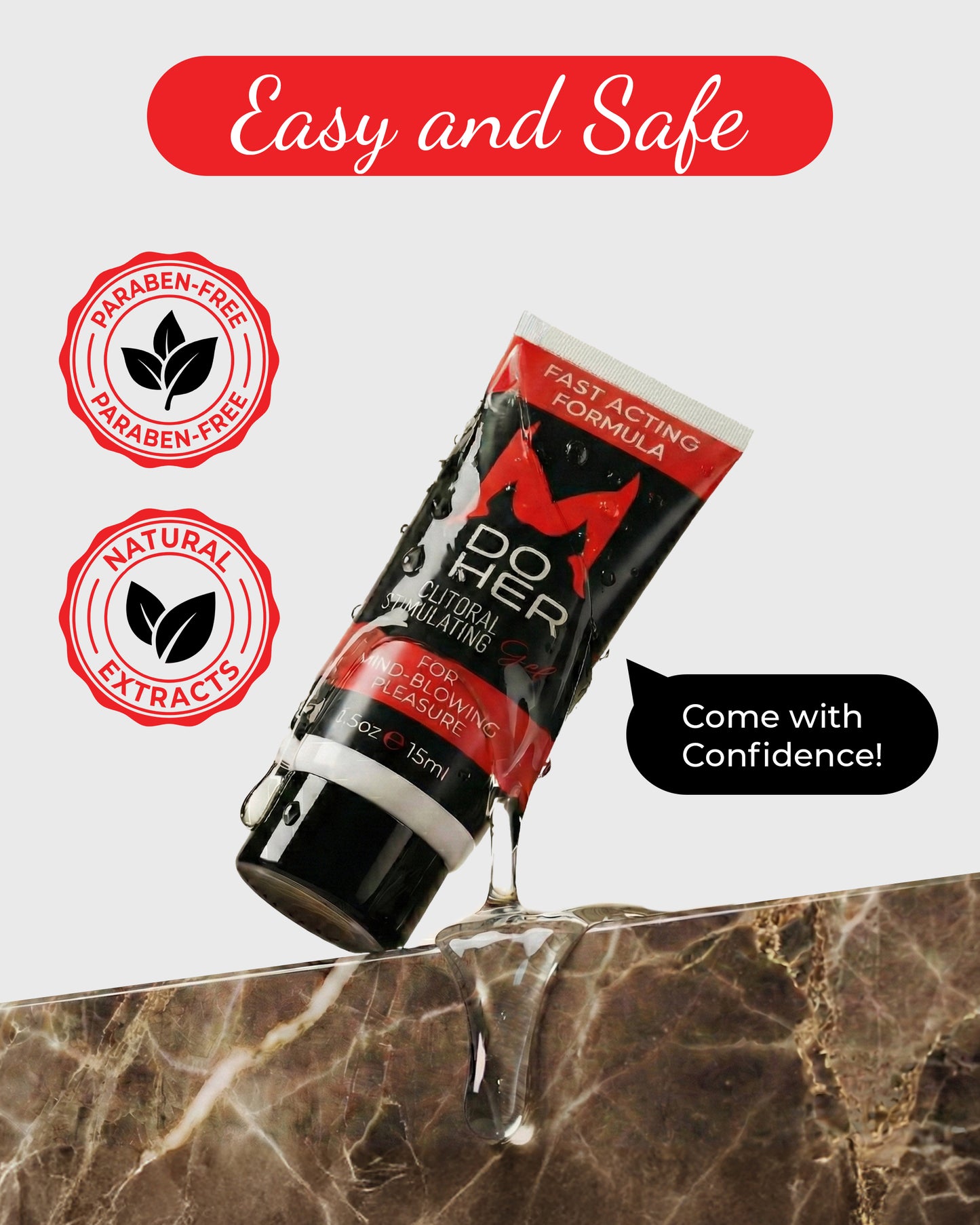DO HER Clitoral Stimulation Gel - Get Aroused Fast and Come like Never Before