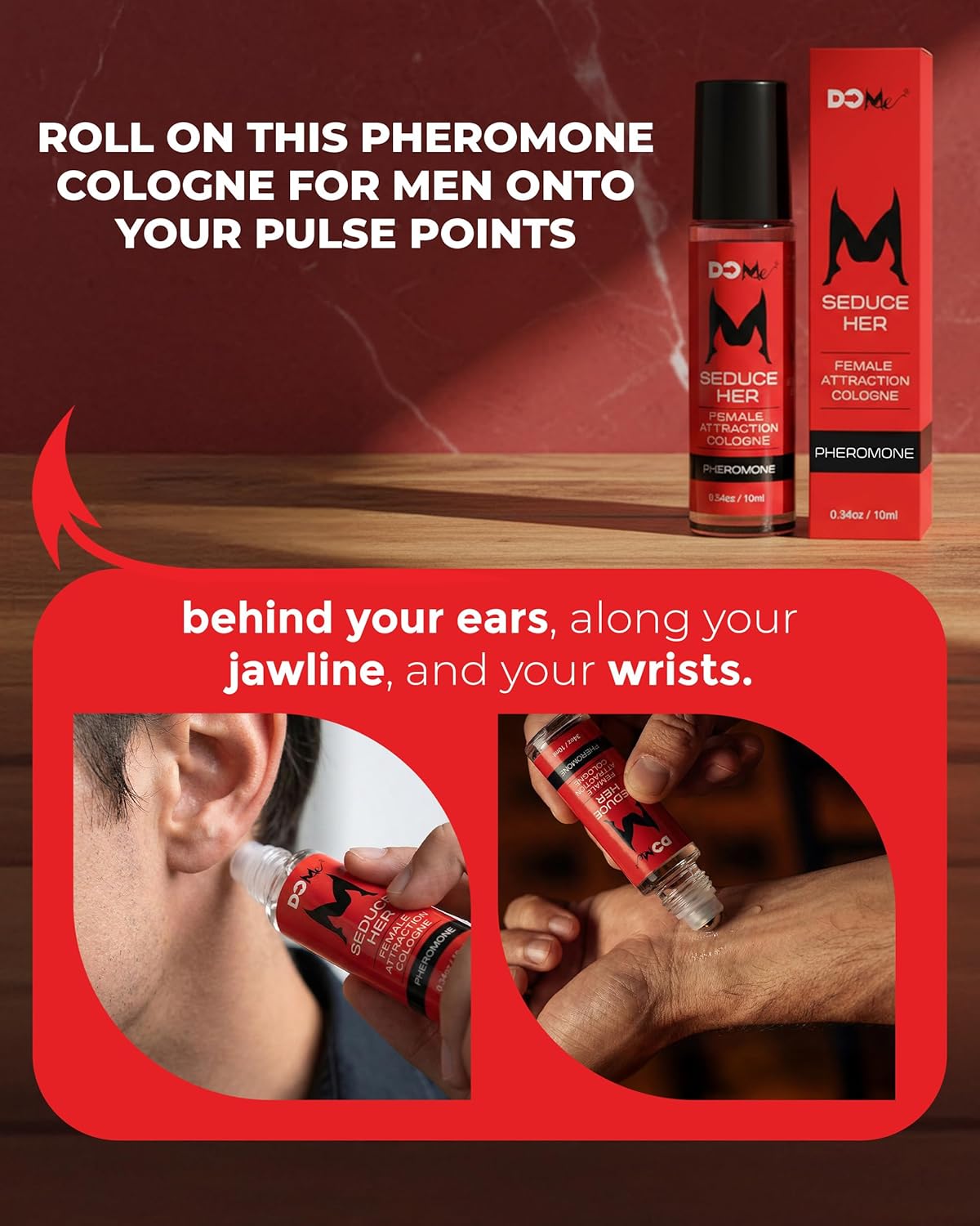 SEDUCE HER Premium Pheromone Cologne For Men - Attract the Woman you Want