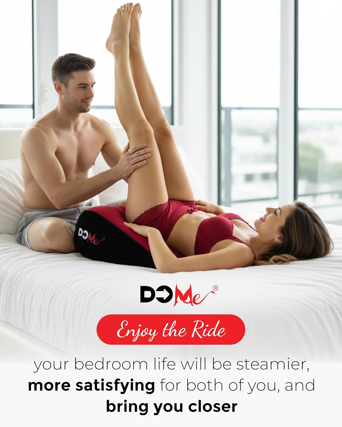 SEX PILLOW Get Deeper Penetration with a 27 Degree Wedge - Waterproof Velvety Finish with a Non-slip Base