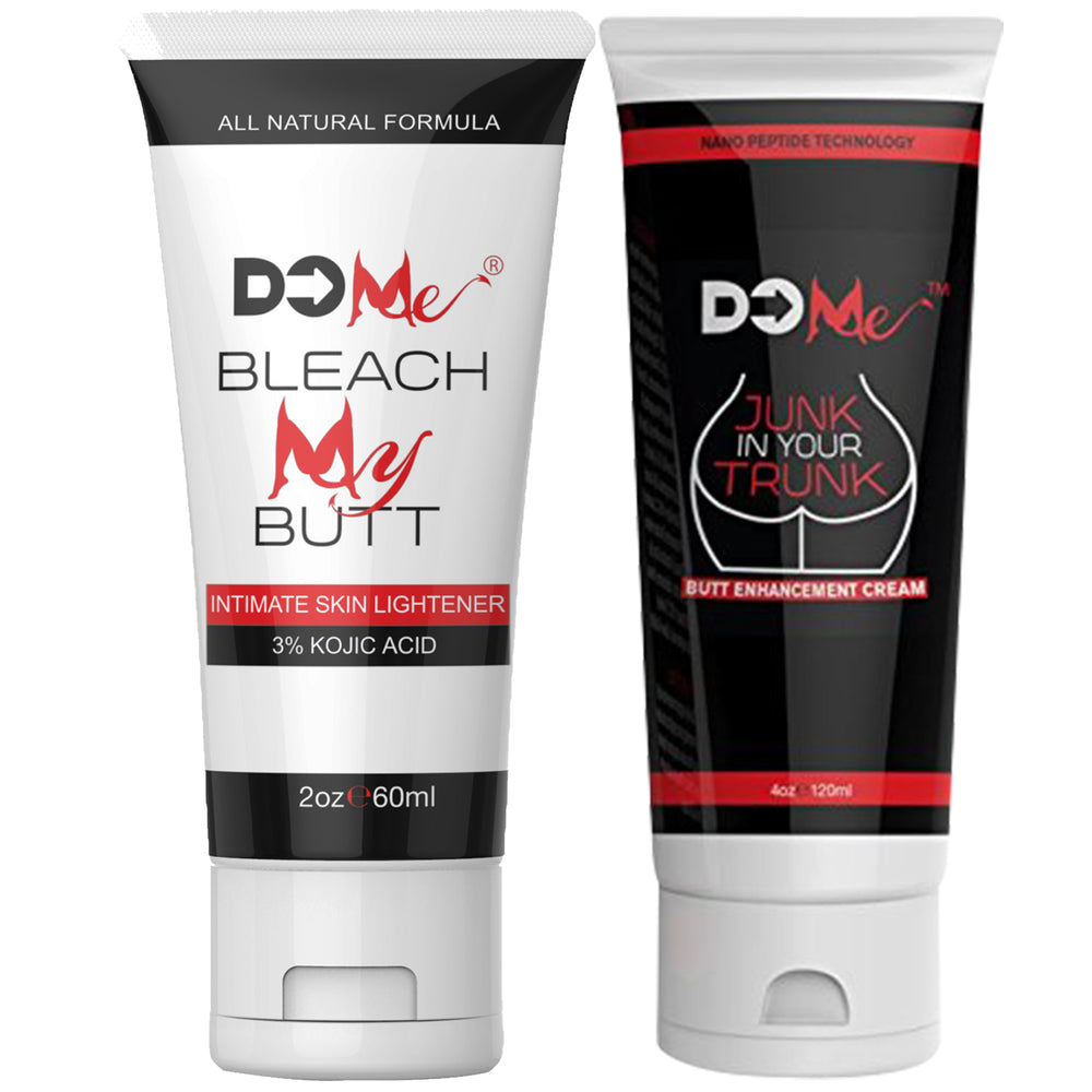 Ultimate Rear-End Combo - Bleach My Butt Intimate Lightening Cream Bundle with Junk in Your Trunk Butt Enhancing Cream